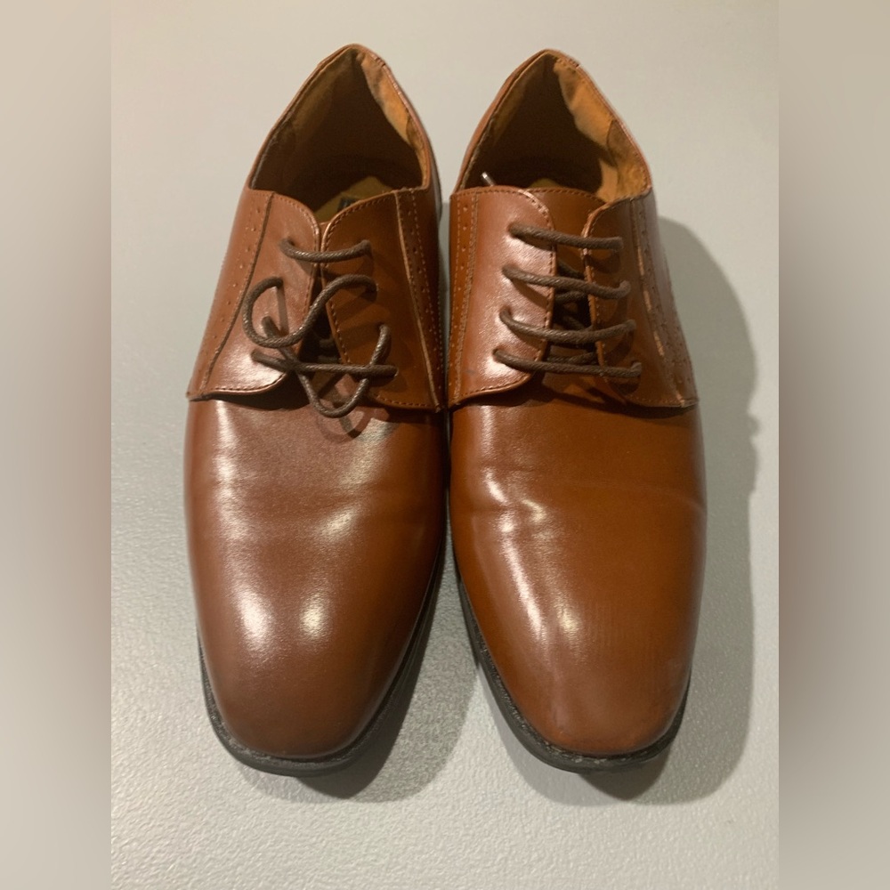 Stacy Adams Rich Brown Leather Oxfords